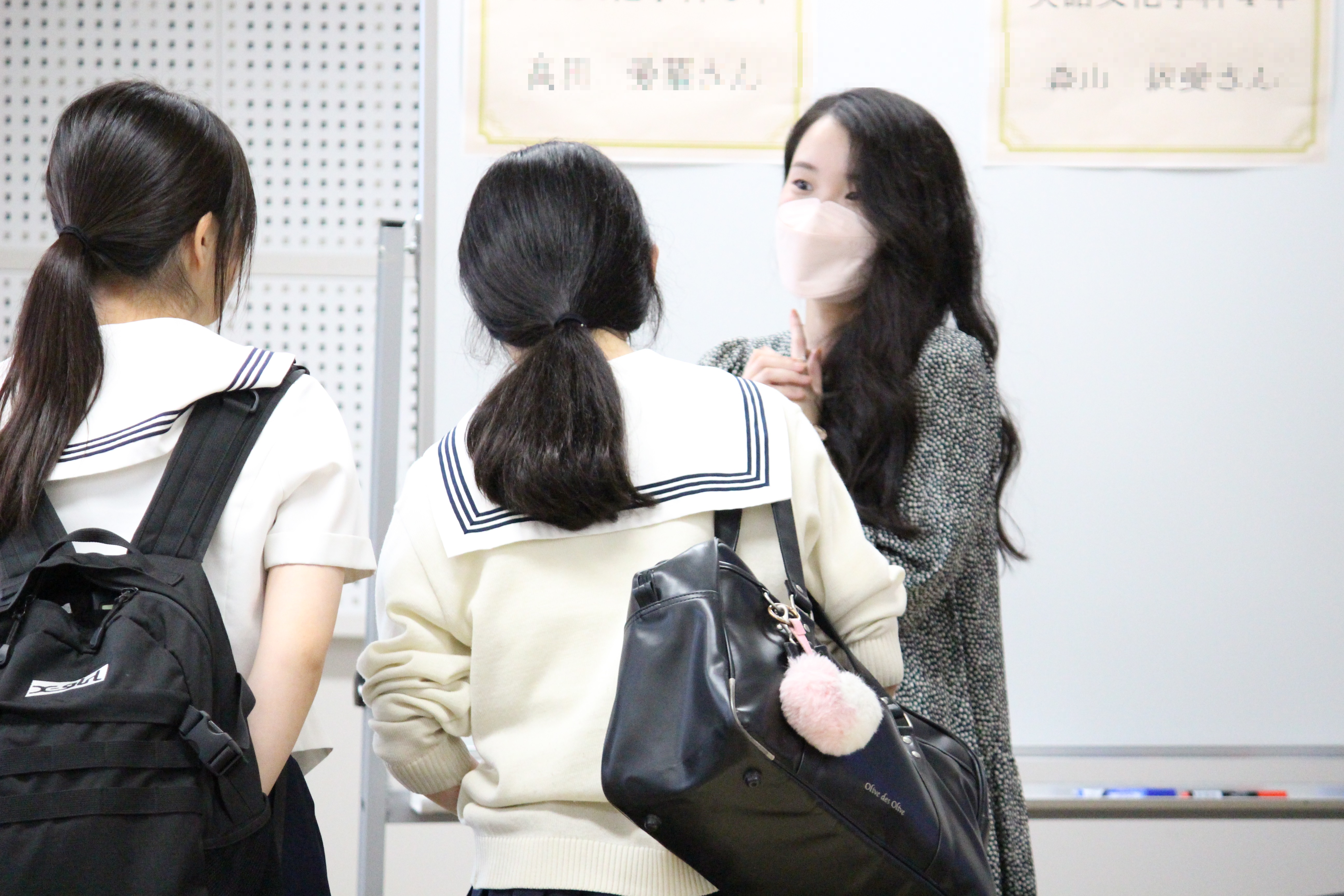 藤女子中学・高校生が来校されました | 入試課ブログ | 藤女子